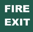 Fire Exit Sign