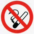 Prohibition sign No Smoking Sign