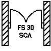 30 min Fire and Smoke Resisting Door set, Double Leaf, Single Swing, Self Closing. Normally held open on electro magnetic devices7.118 + 7.110 + 7.1E2 + 7.1E8 + 7.1E13 + 7.1E14