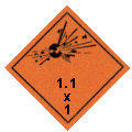 Explosives sign 1.1