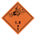 Explosives sign 1.3