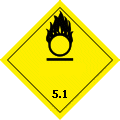 Oxidizing substances sign